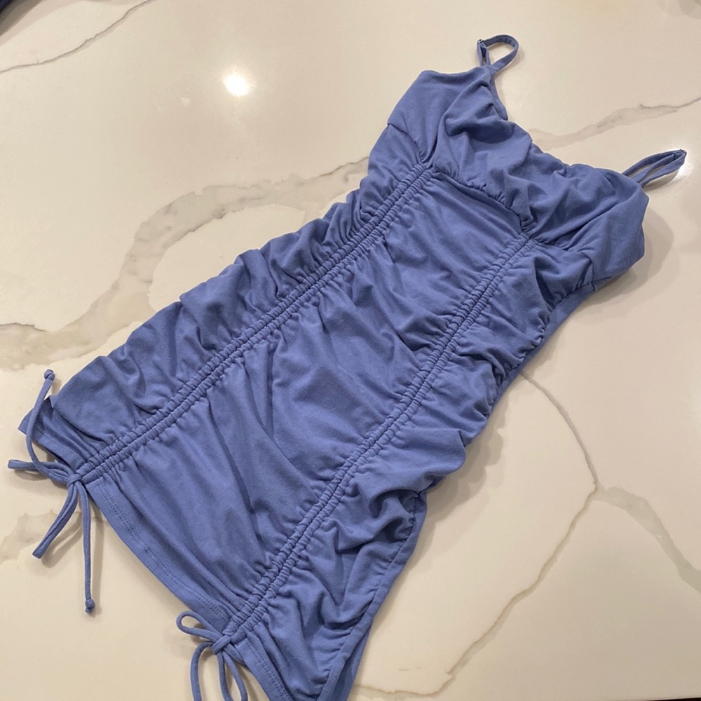 Sky & sparrow blue mini dress